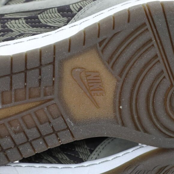 Nike Dunk Sky Hi Liberty of London OG Womens Suede Sneakers Size 8 Olive New - Picture 12 of 13